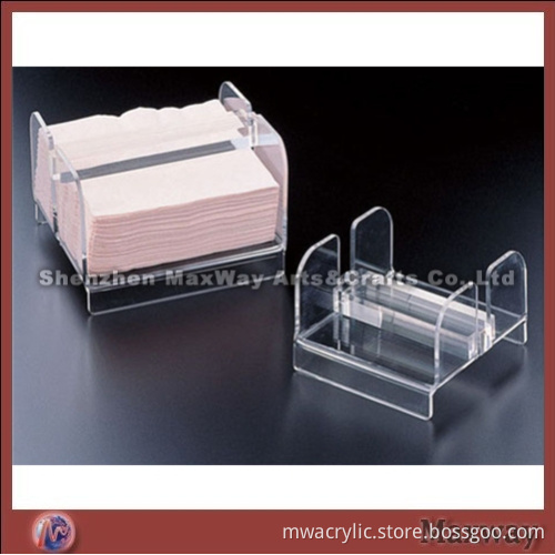 Transparent Professional Designed Acrylic/Lucite Napkin Holder for Hotel